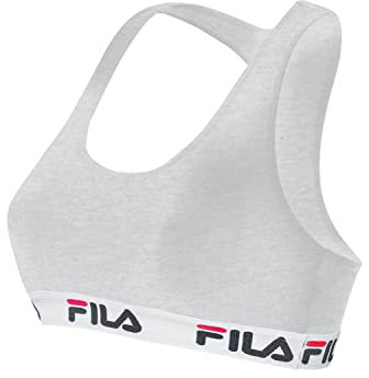 Fila Fu6042 Soutien-gorge Femme Bra, Gris (Grey), S Mujer