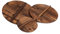 Moca Factory Couvercles en bois de wok faits à la main pour poêle à frire en fonte Diameter 29 cm