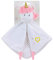 Jemini 023683 Einhorn Kuscheltier +/- 32 cm mit Rassel, Weiß/Rosa