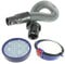 FIND A SPARE Stretch Hose 4m, Pre & Post HEPA Motor Filter Kit for Dyson DC25 DC25i Vacuum Cleaners