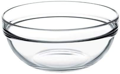Pasabahce Chef 53593 – Schüssel aus Glas, Ø 26 cm, für Obst, Salat, Beilagen, Chips, Kochen + Backen, 1 Stück
