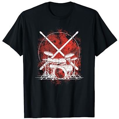 Schlagzeuger Schlagzeug Drummer Drumsticks Musiker Geschenk T-Shirt