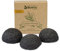 BlueFox Konjac Schwamm 3er Set Bambus Aktivkohle, Gesichtsreinigung für unreine und Mischhaut, Gesichtsschwamm, Gesichtspflege, Schminke, bio facial sponge, Peeling der Haut, reine Poren, schwarz