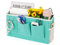 Fittoway Betttasche Bett Organizer Hängetasche Hochbett Aufbewahrungstasche für Buch, Magazin, Spielzeug, Handy, Kopfhörer (Grün)