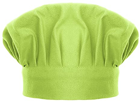 TopTie Gorro de Cocinero Ajustable de Algodón para Niños y Adultos | Tejido Transpirable, Ajustable, Banda Elástica, Lavable, Cocina, Panadería, Restaurante, Escuela, Disfraz Chef