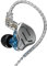 CCA KZ Zax Metal Headset 7BA+1DD Hybrid 16 Drivers HiFi Bass Earbuds in Ear Monitor Headphones Sport Noise Cancelling Earphones