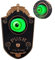 YeenGreen Halloween Türklingel Dekoration, Türklingel-Dekorationen mit Soundeffekten, Party Türklingel Prop für Spukhaus, Animierte Eyeball Türklingel Dekorationen für Haunted House Party (schwarz)