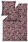 Estella Mako-Satin Bettwäsche Ornelio 7481, 155x220 cm + 80x80 cm, Fb. 955 Bordeaux