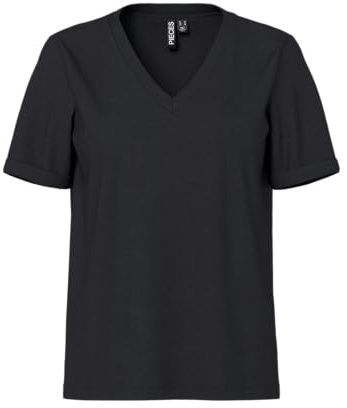 PIECES V Neck Short Sleeve T-Shirt