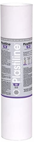 J. Herbin Herbin 5670T - Plastiline, 5kg, Härtegrad 70, ideal zum Modellieren, 100% wiederverwendbar, Hellgrau