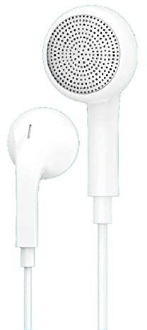 bwoo Cuffie Auricolari Cavo 3 Metri Jack 3.5mm Cuffiette Volume Stereo Microfono HF53