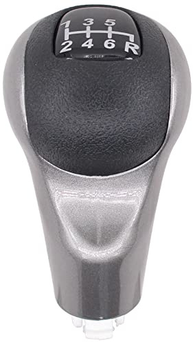 Doo Engy Schaltknauf 6 Gang Schalthebelknopf Schalthebel Schaltkopf Schalthebelgriff Schaltgetriebe Kopf Knauf Knopf Deckel manuell grau schwarz für Civic 8 ab 2005
