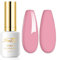 Imtiti Nackt UV Nagellack, 1 Pcs 15ML Nackt Rosa UV Gel Nagellack Soak Off Led Gel Nail Polish Frühling Sommer Gel Nagellack DIY Nagel Kunst Starter Maniküre Salon Gellack UV Kit