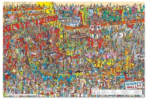 Grupo Erik Poster Wo ist Walter? Kunstdruck - Deko Wohnzimmer oder Deko Schlafzimmer - Deko Zimmer - Größe : 61 x 91 - Offizielle Lizenz