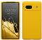 kwmobile Case Compatible with Google Pixel 7a Case - TPU Silicone Phone Cover with Soft Finish - Radiant Yellow