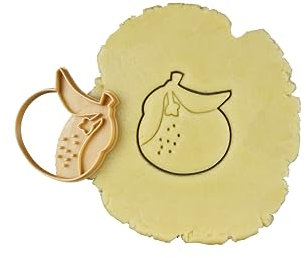 3DKOUPE - Emporte-pièce Clémentine - Thème Fruits - Couleur au choix - Conçu et fabriqué en Europe