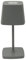 Luxus - Tischlampe Touch Deluxe - Aimée - Grau - H21 x Ø10 - Terrassenlampe - Schreibtischlampe - LED - Wiederaufladbar - Dimmbar - Kabellos - Tischlampe für innen und außen