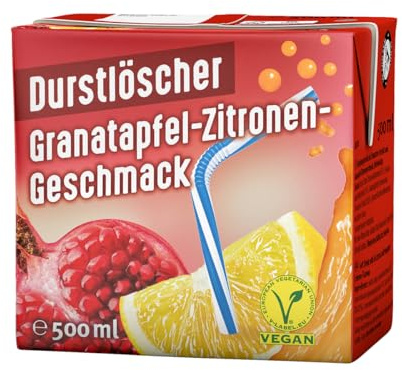 Durstlöscher Granatapfel Zitrone die fruchtige Erfrischung 500ml