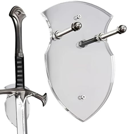 Vertical Axe Mount, Wall Mounted Axe Holder, Acrylic General Axe Rack, Daggers Display Stand Hook Wall Hanger, Axe Stand Vertical Display Sw-ord Rack, Acrylic Holder For Axe And Keyblade