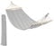 Harbour Housewares Garden Hammock with Spreader Bars - Grey/White Stripe - Outdoor Garden Camping Hammock Seat with Durable Fabric for Camping, Beaches