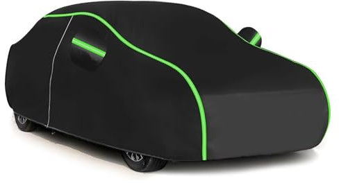 Draussen Autoabdeckung für Ford Probe Ⅱ 1993-1997 (454.5 x 178 x 131cm),Regen Schneefest staubdicht Sonnencreme Anti -UV langlebige Autoabdeckung mit Seiten Reißverschluss