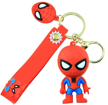 ViGiò Porte-clés cadeau pour enfants et filles, convient pour fête d'anniversaire, cadeau de Noël, rouge, taille unique