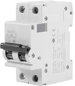 Interruttore magnetotermico 2 poli 16A 6KA Classe C 400V, ideale per la protezione dei circuiti elettrici e la sicurezza degli impianti.