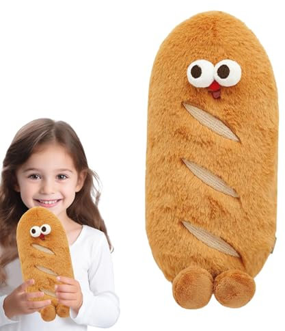 Générique Jouets en Peluche P-ain, Baguettes en Peluche de 25 Cm, Adorable Oreiller de Sieste en Peluche, Jouet en Peluche Amusant, Poupée Câlin Parfaite pour Garçons Et Filles