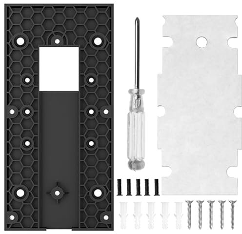 No-Drill Ring Doorbell Mount, Ring Doorbell Accessories, Self-Adhesive Mounting Bracket Compatible with Ring Video Doorbell 3/4/3 Plus/Battery Doorbell Plus/Pro, Easy Installation with Strong Adhesive