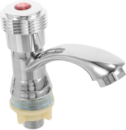 LIFKOME Agua Fría Lavabo Metal Resistente Instalación y Duradera Cocina