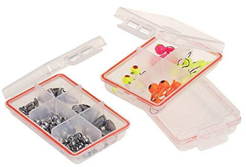 Plano 106100 kleine wasserdichte Boxen, 3 Stück, Farblos