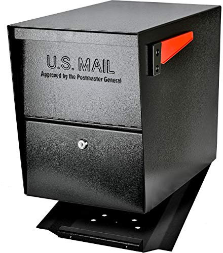 Mail Boss Paket Master Sicherheit Mailbox, schwarz 7206