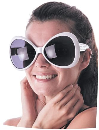 Party Pro 8710061 Diva weiße Brille, Mehrfarbig