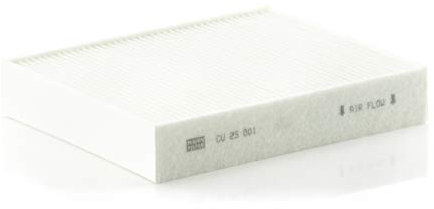 MANN-FILTER CU 25 001 Innenraumfilter/Kabinenluftfilter - für Pkw + Transporter