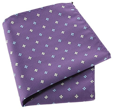 Clj Charles Le Jeune. Pochette. Fleurs, Microfibre. Violet. Discret et sobre.