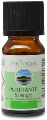 Zen’Arôme - Synergie d'Huiles Essentielles Purifiante - Mélange d’Huiles Essentielles 100% Pure et Naturelle - Utilisation en Diffusion pour l’Aromathérapie - Analysé et Conditionné en France - 10ml