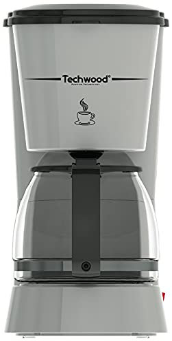 Techwood TCA-687 Caffettiere, Plastica, Nero/Bianco