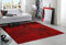 DALLIANCE ALLOVER Vintage Patchwork Velour Teppich in dk.rot, Größe: 40x60 cm