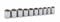 Titan 68202 10-Piece 3/8-Inch Drive 6-Point Metric Socket Set