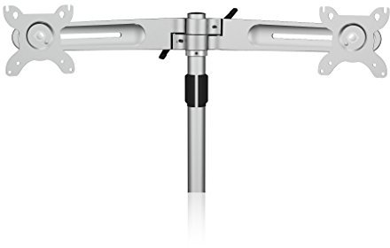 Icy Box IB-AC638+M2 Monitorhalter für 2 Monitore (bis 24) - Zubehör/Erweiterungseinheit für Icy Box IB-AC638