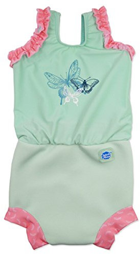 Splash About Happy Nappy Maillot de Bain Une pièce, Dragonfly, 12-24 Mois