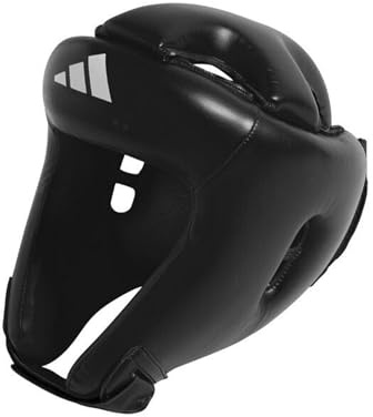 adidas Rookie Head Guard - CE-Approved Boxing Headguard with Forehead and Ear Protection, Adjustable & Non-Slip Training and Sparring Gear, Suitable for Boxing, MMA, and Other Martial Arts, Medium