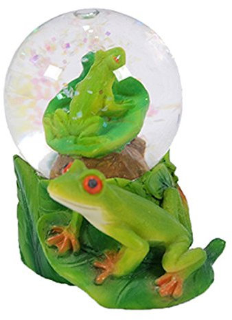 PIA International Glitzerkugel Frosch Schneekugel Tier Tiere Schneekugeln Frösche