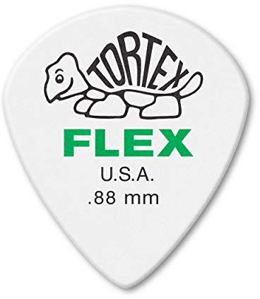 JIM DUNLOP 466R.88 Tortex Flex Jazz III XL .88mm Guitar Pick - 72 Pack