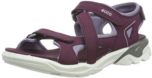 Ecco Mädchen BIOMRAFT Peeptoe Sandalen, Violett (Aubergine 113), 29 EU