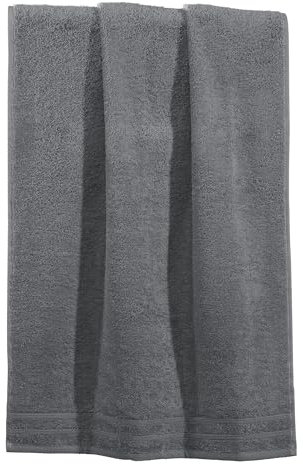 Erwin Müller Handtuch Heidelberg 100% Baumwolle anthrazit Größe 50x100 cm - saugstark, gut trocknend, kompakt, leichte Qualität - ideal für Sport, Strand, Reisen (weitere Farben)