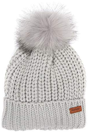Barbour Saltburn Womens Beanie Ice White One Size