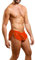 Hommes Extrême Engrener Boxers Short avec Grand Divisé Côtés sous-vêtements Boxeurs Slips Caleçons,Orange,M