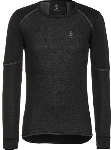 Odlo Uomo Maglietta termica a maniche lunghe ACTIVE X-WARM, Black, XL
