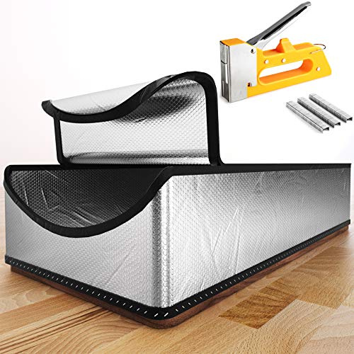 LEMOONE Attic Stairs Insulation - 25 x 54 x 11 - Class A Fireproof Stairway Insulator Cover